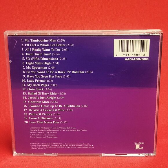 The Byrds 20 Essential Tracks From The Boxed Set 196-1990 CD 1992 - Picture 2 of 8